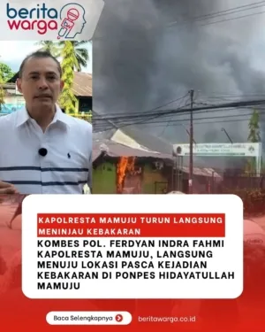 Inilah Indikasi Penyebab Kebakaran Bangunan Paud Ponpes Hidayatullah Mamuju…