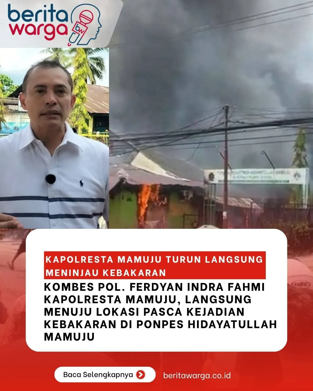 Inilah Indikasi Penyebab Kebakaran Bangunan Paud Ponpes Hidayatullah Mamuju…