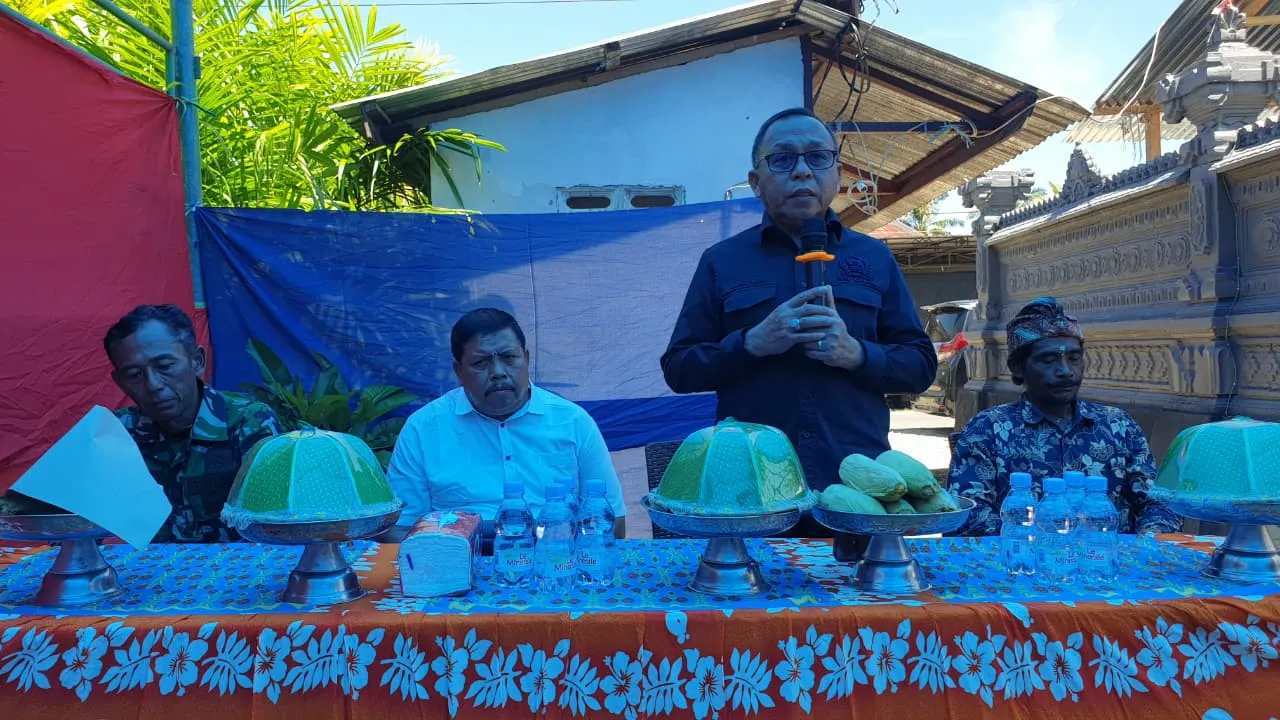 Dekat Dengan Komunitas Bali, Agus Ambo Djiwa Siap Bantu Irigasi dan Pertanian di Toabo