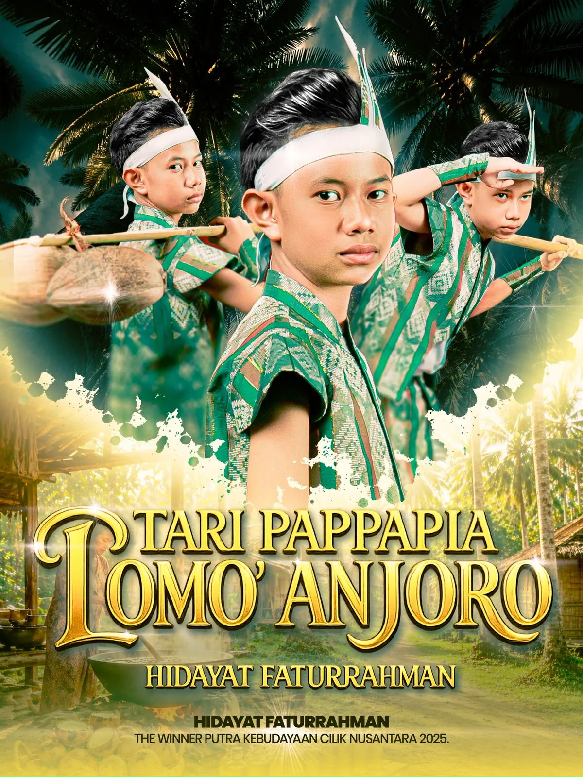 Hidayat Faturrahman Tampil Spektakuler Pada Hari Tari Internasional Bawakan Tari Pappapia Lomo Anjoro