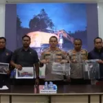 Gerebek Tambang Emas Ilegal Bonehau, 8 Pelaku dan Ekskavator Diamankan