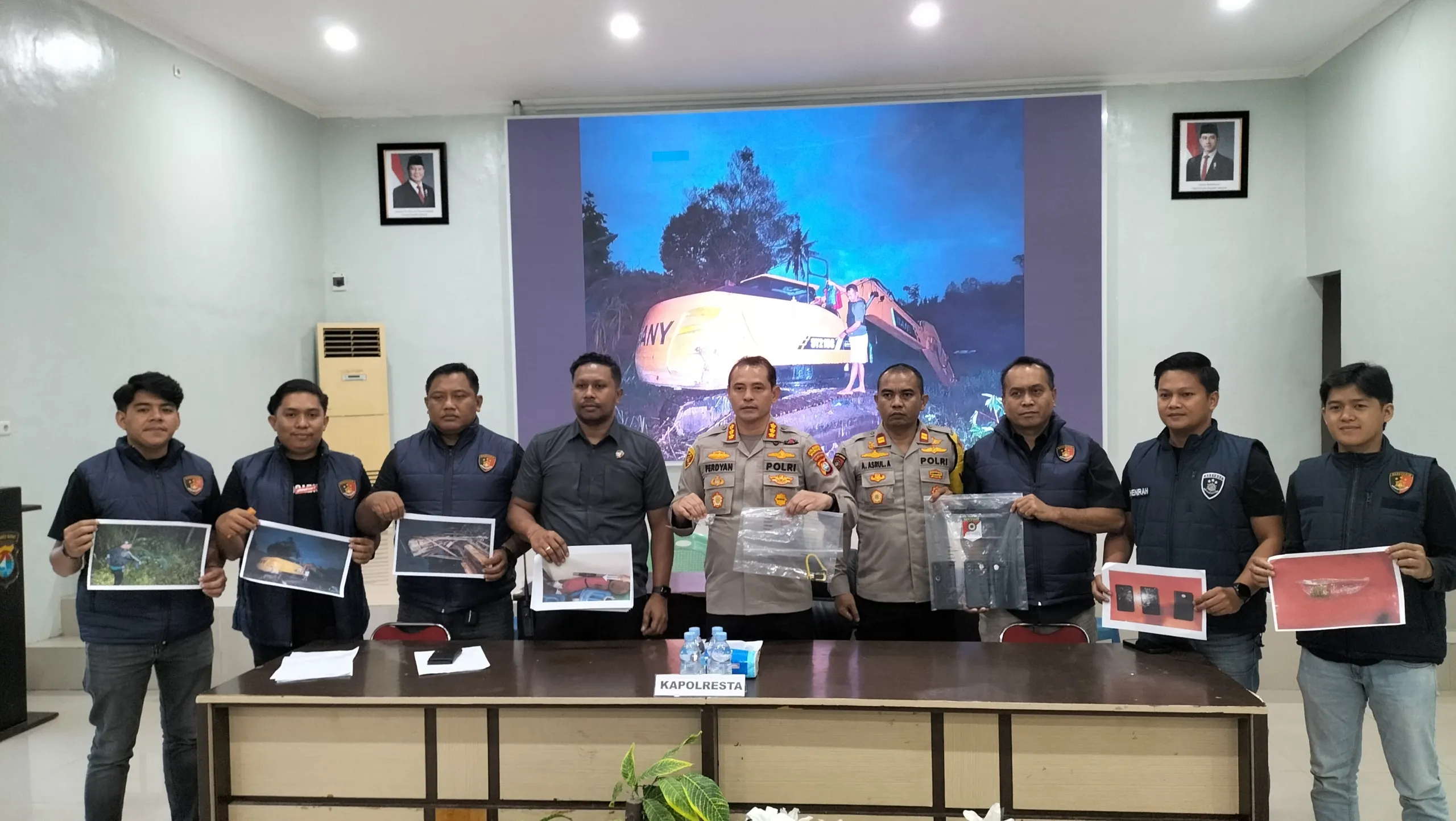 Lagi, Polresta Mamuju Bongkar Tambang Emas Ilegal di Bonehau