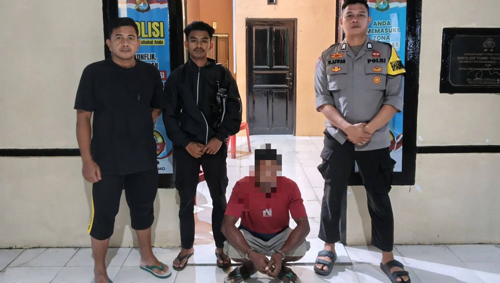 Pelaku Coba Perkosa Istri Temannya Ditangkap Polisi