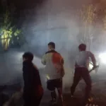 Kebakaran Gardu di Salulampio, Diduga Akibat Puntung Rokok