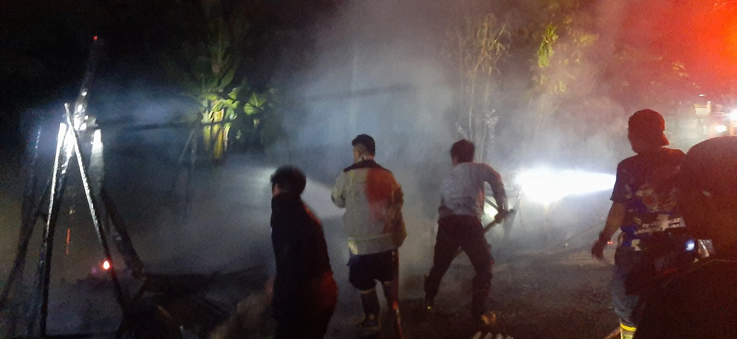 Kebakaran Gardu di Salulampio, Diduga Akibat Puntung Rokok