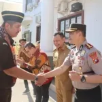 Kajati Disambut Kapolresta dalam Kunker di Kejari Mamuju