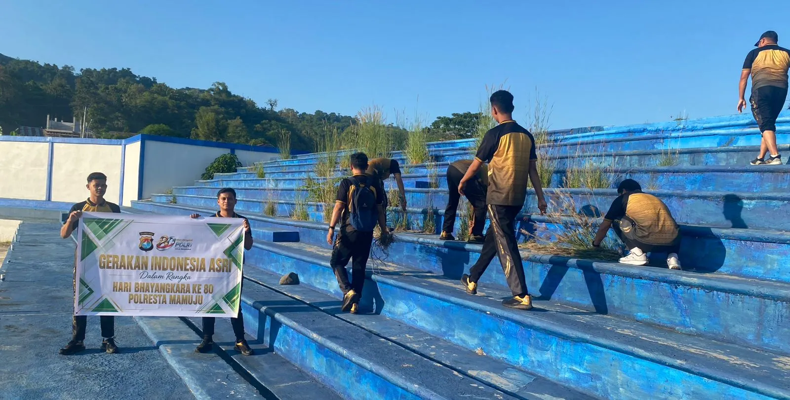 Sambut Hari Bhayangkara ke-80, Polresta Mamuju Gelar Gerakan Indonesia Asri