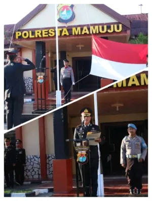 Polresta Mamuju Gelar Upacara Peringatan Hari Lahir Pancasila Tahun 2026
