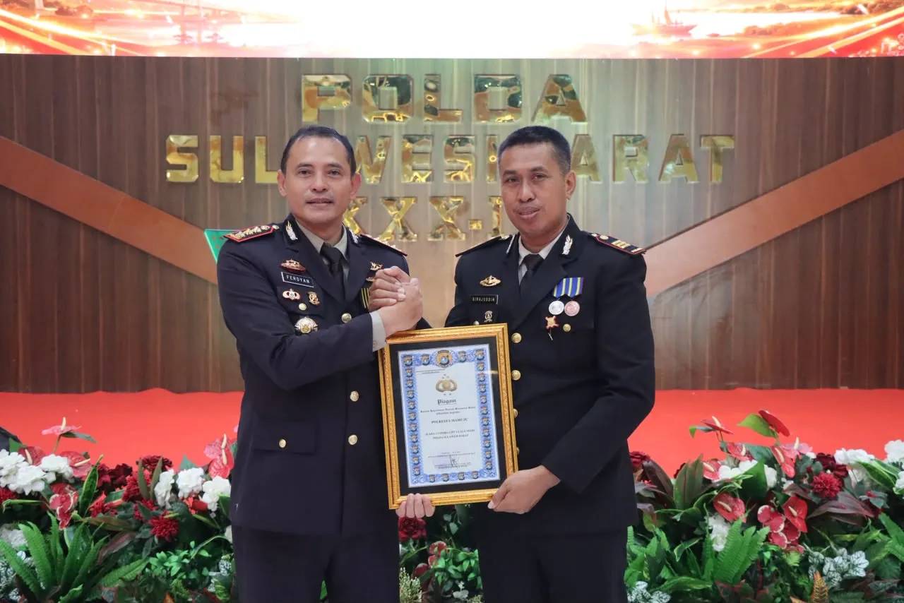 Polresta Mamuju Juara I Cipta Lagu Mars Polda Sulbar