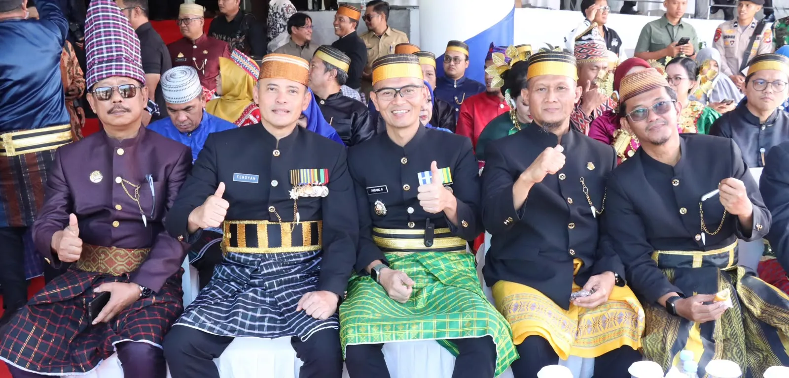 Solid dan Harmonis, Kapolresta Mamuju Bersama Forkopimda Hadiri Upacara Hari Jadi Mamuju ke-486