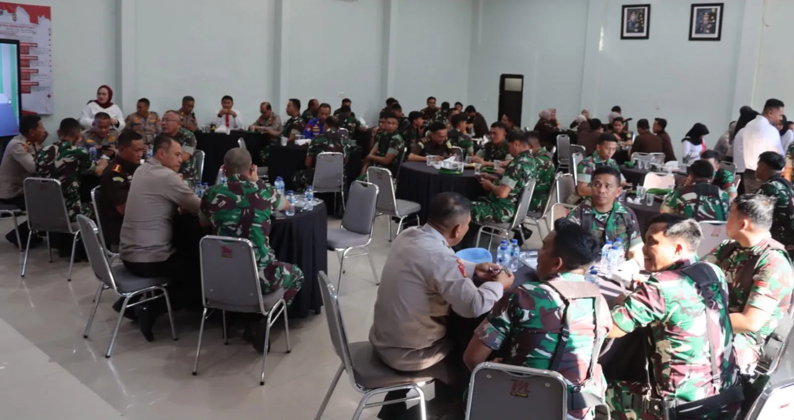 Perkuat Sinergi dan Kekompakan, TNI-Polri dan Kejaksaan Mamuju Gelar Ramah Tamah Penuh Keakraban