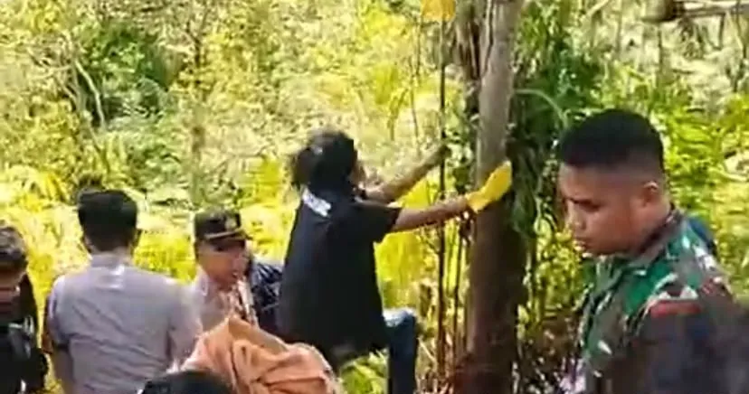 Perempuan Pegawai Kemenag Mamuju Ditemukan Meninggal Tergantung di Pohon
