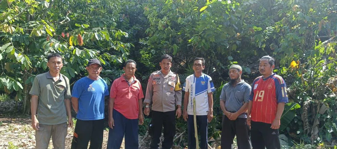 Polisi Jadi Penengah, Sengketa Batas Tanah Warga, Berakhir Damai