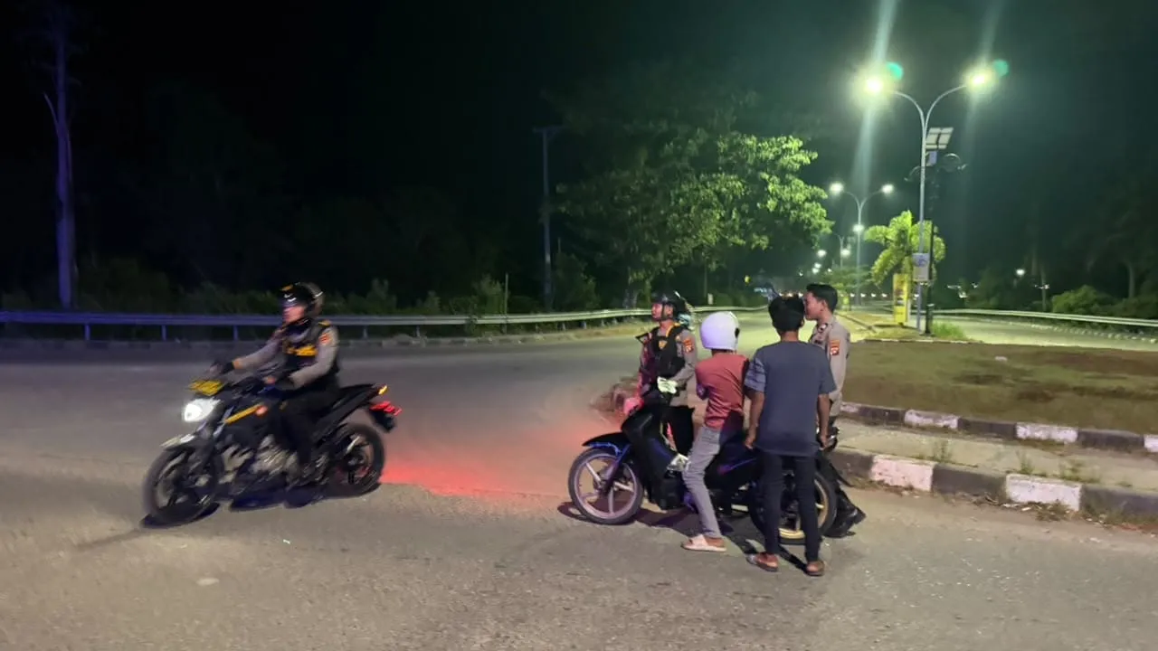 Polresta Mamuju Tertibkan Pengguna Knalpot Brong