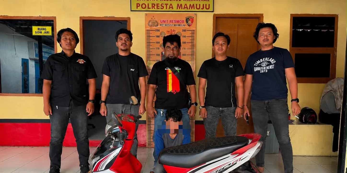 Resmob dan URC Tangkap Terduga Curanmor dan Laptop