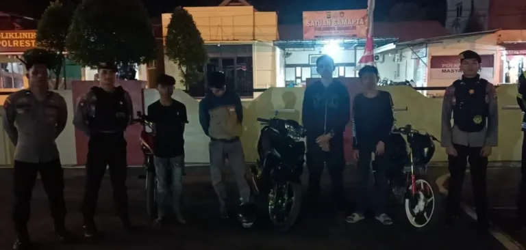 Balap Liar di Jalan Arteri Diterbitkan, Polisi Amankan Motor Beserta Orangnya