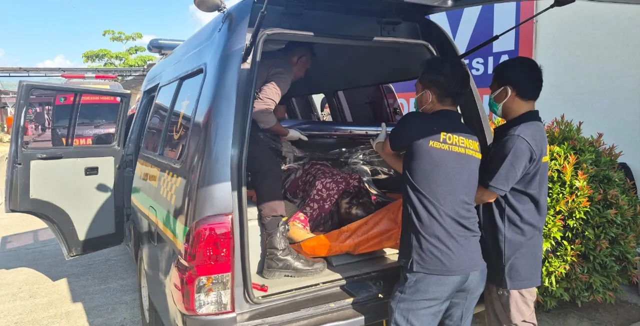 Penemuan Mayat, Pamapta Polresta Mamuju Sigap Lakukan Evakuasi