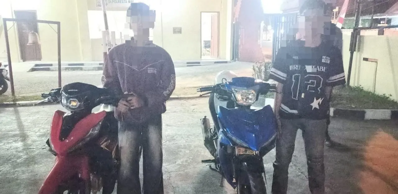 4 Pelaku Balap Liar dan Motornya Diamankan Polresta Mamuju