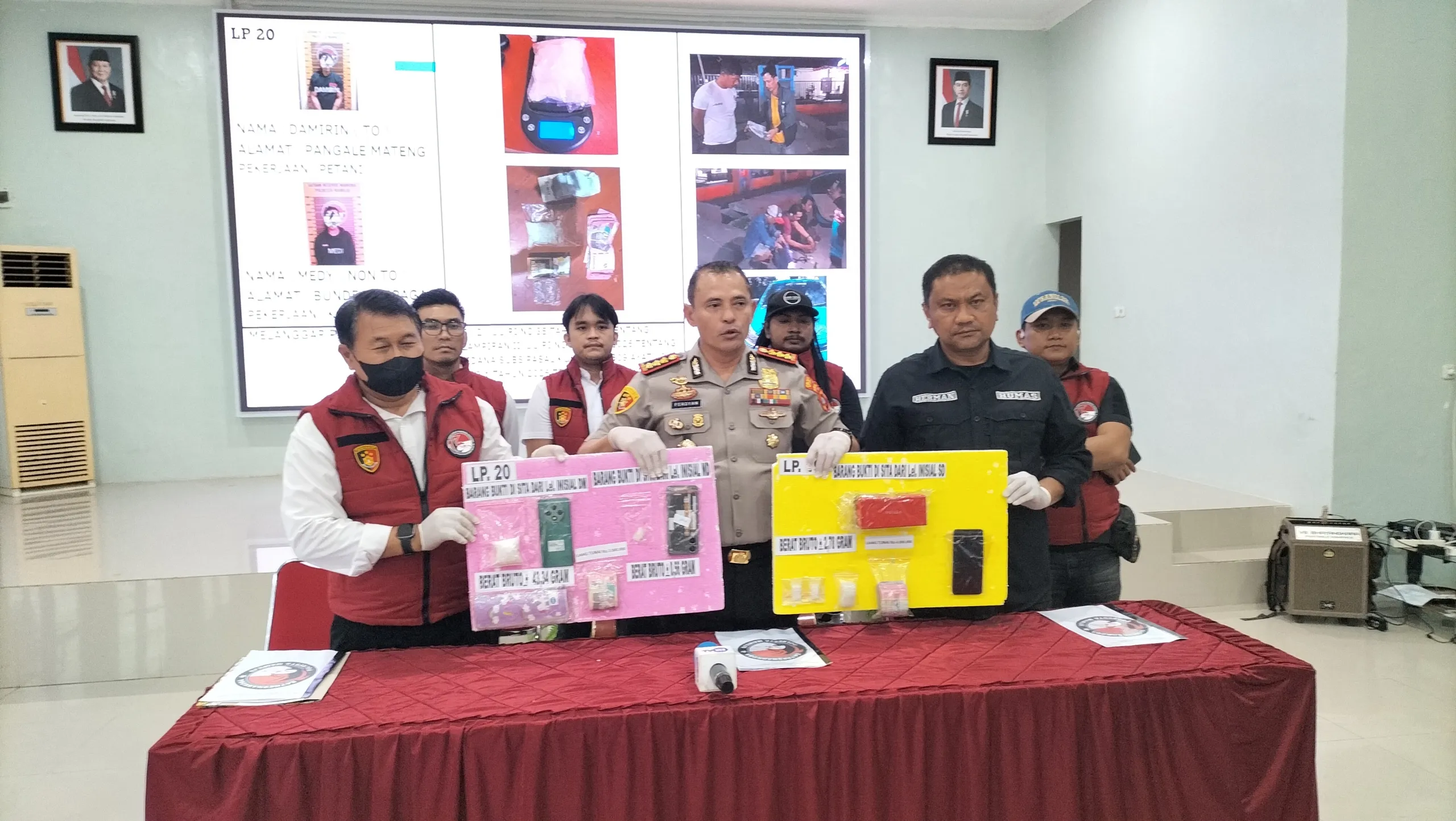 Polresta Mamuju Ungkap Peredaran Sabu Lebih dari 55 Gram, Tiga Tersangka Diamankan