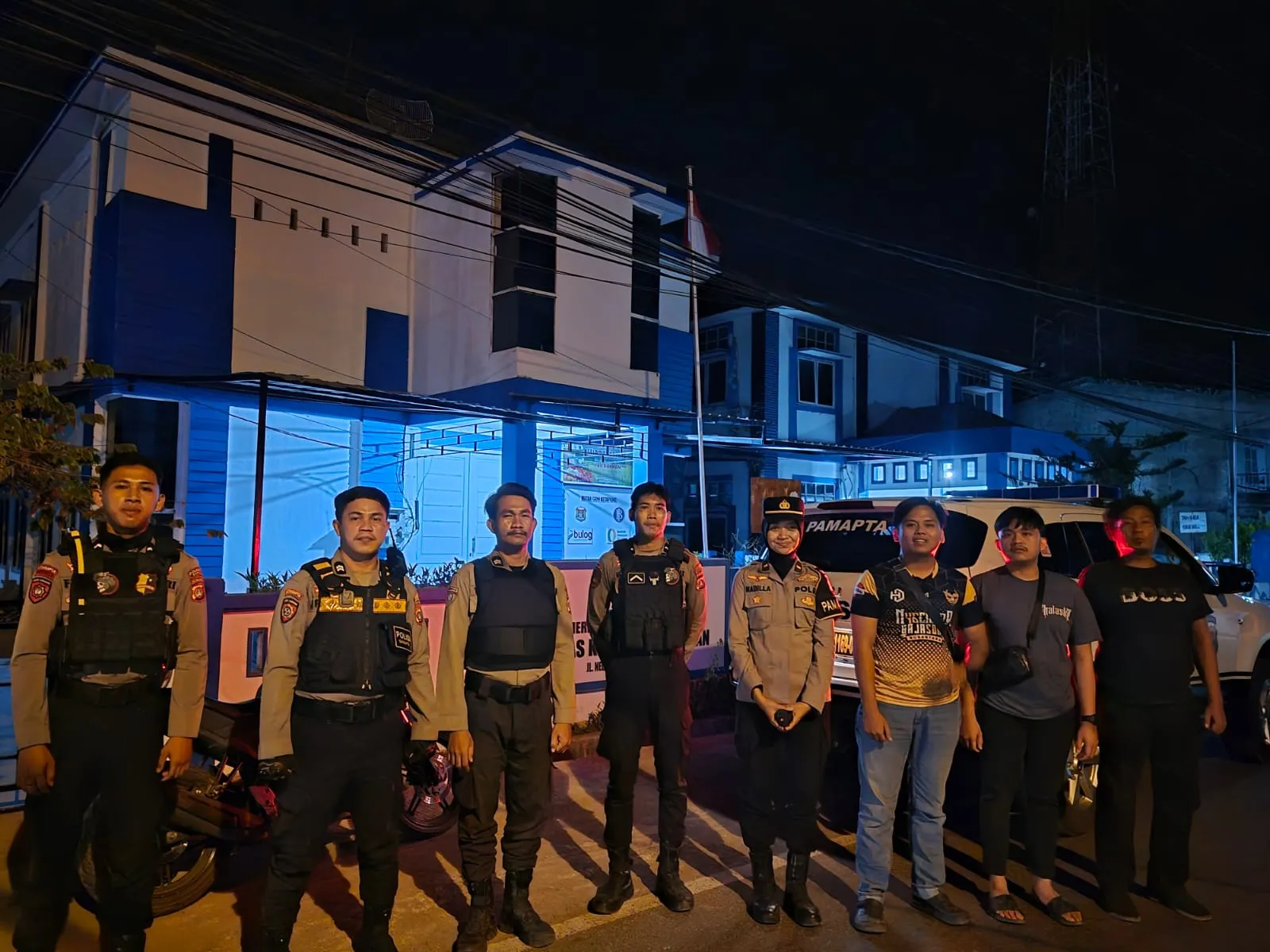 URC Polresta Mamuju Sisir Titik Rawan, Antisipasi Kriminalitas Jalanan dan Balap Liar
