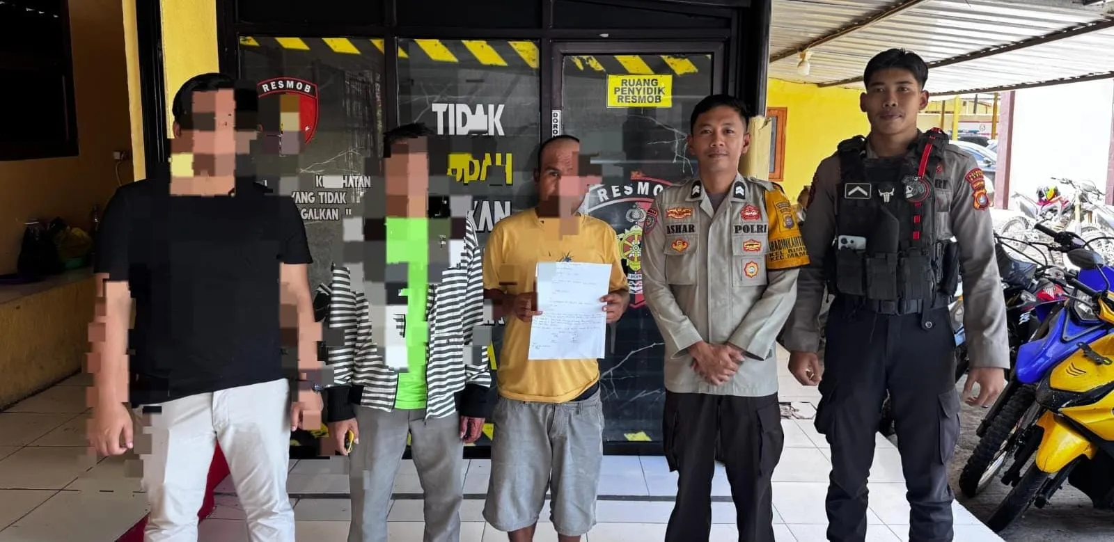 Kedepankan Kemanusiaan, Polisi Mediasi Kasus Pencurian Kotak Amal di Mamuju
