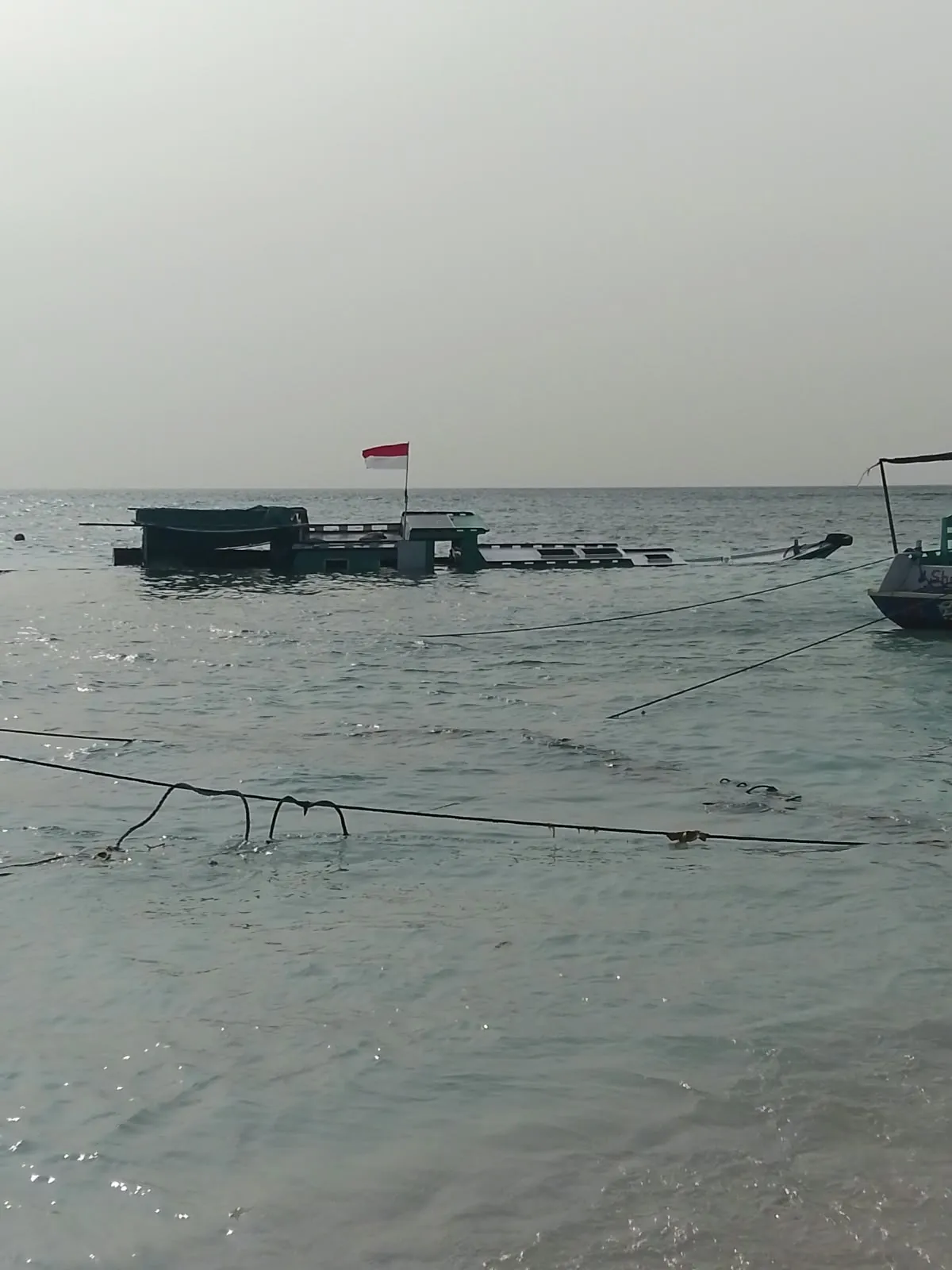 Kapal Rombongan Camat Balak-Balakang Karam di Pulau Ambo, Seluruh Penumpang Selamat