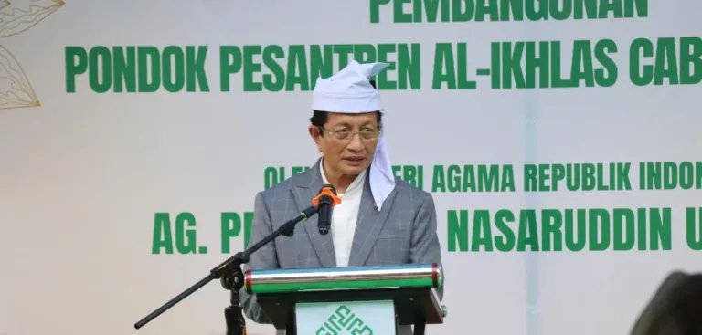 Menteri Agama RI Nazarudin Umar Pimpin Peletakan Batu Pertama Ponpes Al Ikhlas Mamuju, Kapolresta : Kunker Berjalan Aman dan Lancar