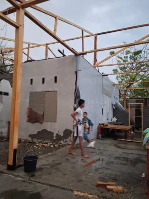 Angin Kencang Rusak 7 Rumah di Mamuju