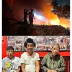 Polisi Amankan Tiga Terduga Pelaku Kebakaran Lahan, Terancam 5 Tahun Penjara