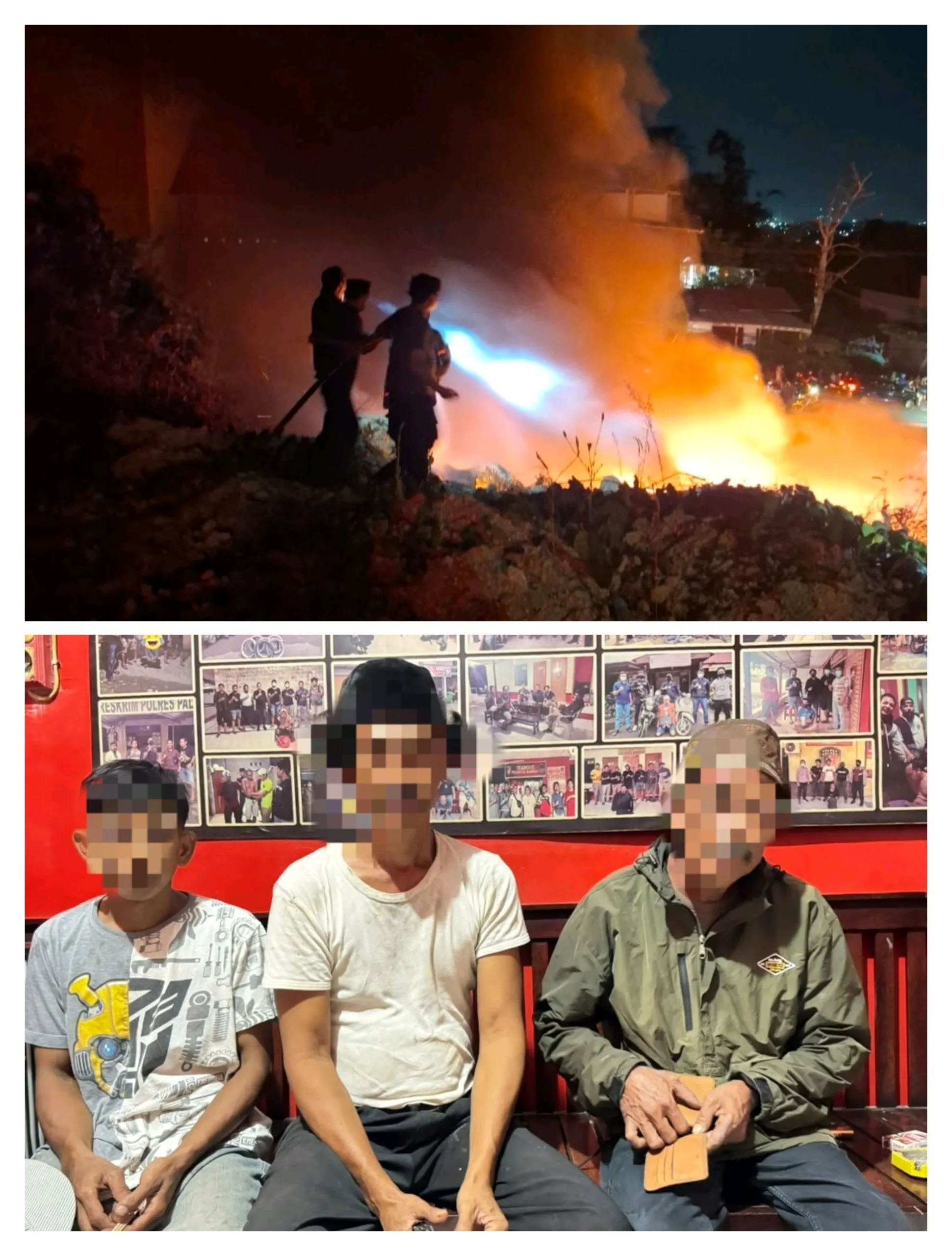 Polisi Amankan Tiga Terduga Pelaku Kebakaran Lahan, Terancam 5 Tahun Penjara