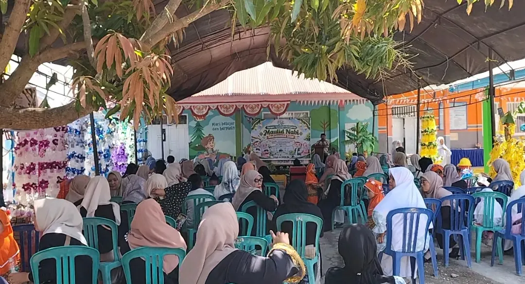 Peringati Maulid Nabi 1448 H, TK Pembina Pertiwi Pemwilda Mamuju Tampilkan Kreasi Tari dan Pertunjukan Islami