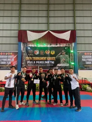 Polda Sulbar Juara Umum, Borong Medali di Kejuaraan Karate Piala Panglima TNI 2026