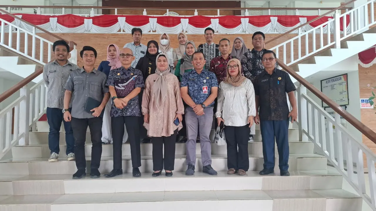 Koordinasi Forum SDI Tingkat Daerah, Pemkab Mamuju Kunjungi Mamuju Tengah