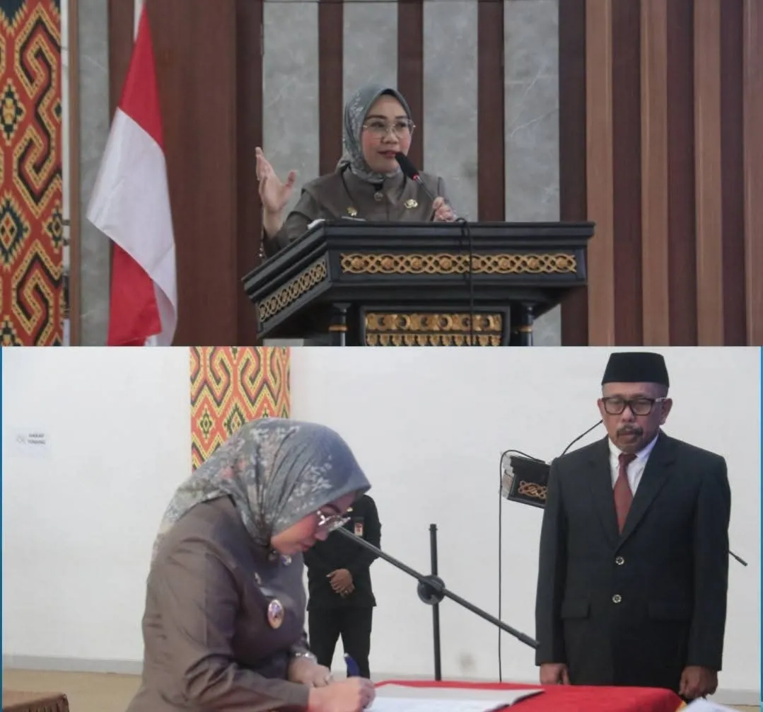 Bupati Mamuju Kukuhkan dan Mutasi 33 Pejabat, Tekankan Pertahankan WTP