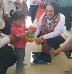 Anak Asuh Bupati Mamuju Keluar Dari Status Stunting